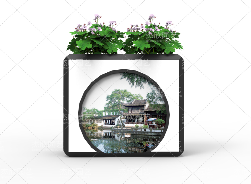 古鎮(zhèn)花箱布置，怎么做？