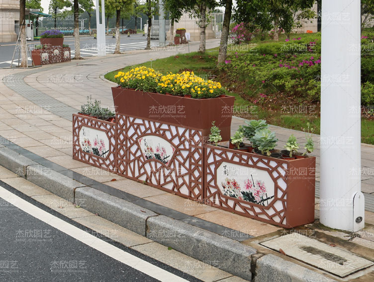 PVC組合花箱防撞嗎？