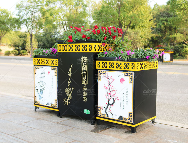 移動式組合花箱適合公園使用嗎？