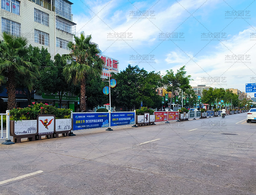 云南祿豐城市道路場(chǎng)景提升方案實(shí)景